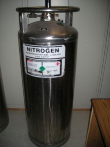 Cryo-cyl mve refrigerated liquid nitrogen  stainless steel dewar 180 lp   l294 for sale