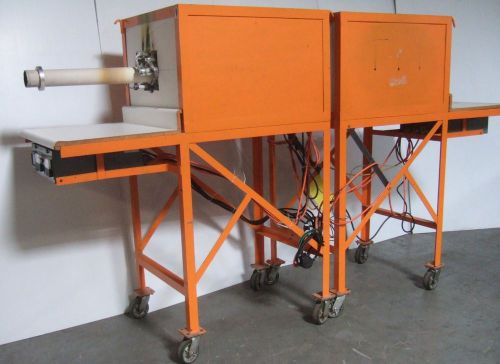 Vacuum Portable Tube Furnace with Temperature Controllers - 2 Units