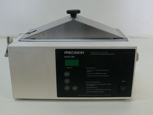 Precision scientific 280 microprocessor controlled stainless steel water bath for sale