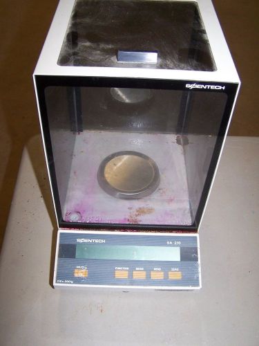 Scientech SA210 Scale Missing Power Supply so sold Untested REDUCED PRICE
