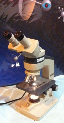 American Optical AO One Fifty (150) Phase Microscope w/ Ocular &amp; Objectives