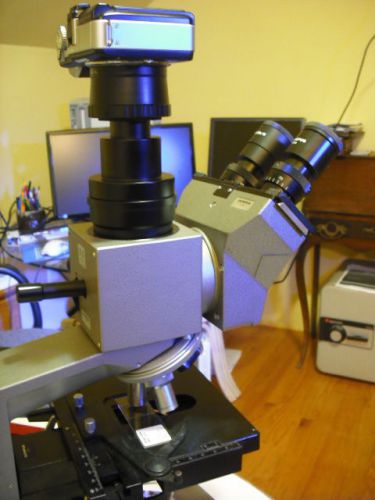 Panasonic lumix m 4/3 adapter + olympus microscope trinocular  4 u-cmad3 bx mx for sale