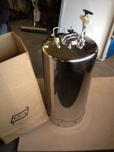 NEW - Alloy Products Corp T316 Stainless Steel Pressure Vessel 18&#034; X 36&#034;
