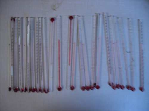 Package of 26 mini thermometers
