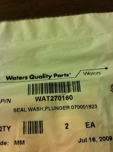 *NEW* Waters Seal Wash Plunger Seals, WAT270160 (WAT271018), 2/pk, 2690/2695 LC