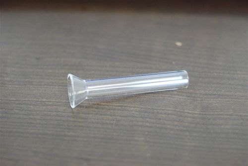 New 3&#034; downstem down stem lab glass funnel grommet adapter for 9mm slide for sale