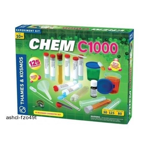 CHEMISTRY SET STARTER PROFESSIONAL QUALITY MIDDLE SCHOOLERS LEARN SAFE HOME
