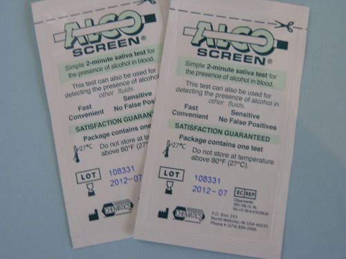 Alco-screen 2 minute saliva alcohol test for sale