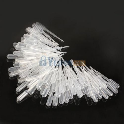 100PCS 0.2ml Graduated Pipettes Dropper Polyethylene for Experiment Medical #3YE