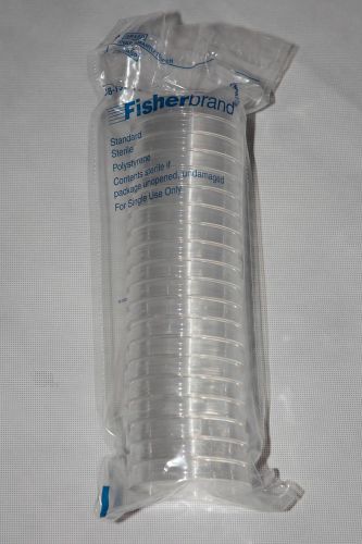 Fisher clear polystyrene petri dishes 4 packs of 20 new for sale