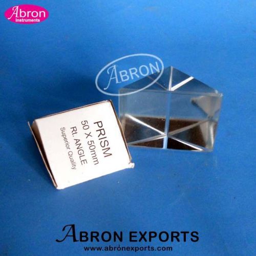 Glass prism 50 mm x 50 mm equilateral for sale