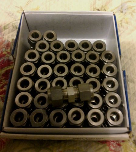 38 new swagelok  3/8&#034; union fittings stainless steel free shipping for sale