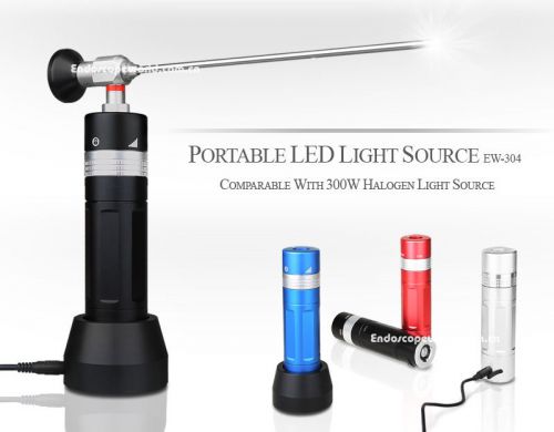 Portable led cold light source 250w halogen comparable storz wolf olympus for sale