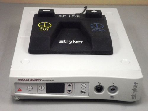 Stryker Serfas Energy RF Generator with Foot Switch