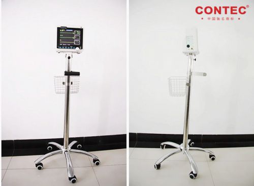 Factory sale--new bracket mobile cart,stand on wheel for contec patient monitor for sale