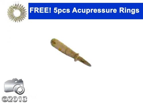 ACUPRESSURE WOODEN ATTAR SINGH JIMMY THERAPY EXERCISE WITH FREE 5 PCS SUJOK RING