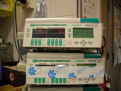 Braun outlook 200 infusion pump 620-200 for sale