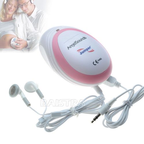 CLEAR Angel Sounds Fetal Doppler Prenatal Monitor for Baby Heartbeat FDA CE