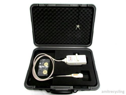 Aloka phased array 5 mhz ust-5267-5 kardio ultrasound probe w/case &#034;must see&#034; !$ for sale