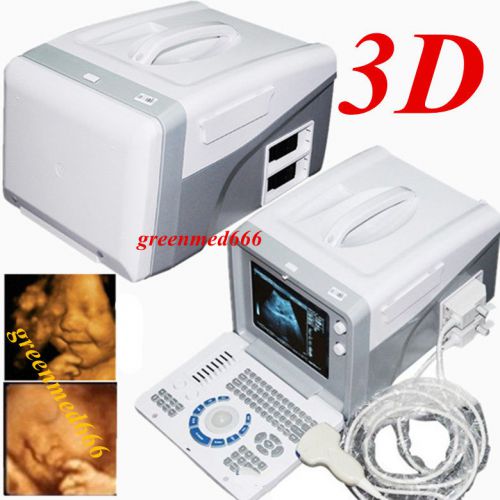 3DPortable Digital Ultrasound Machine Scanner System+3.5 Mhz Convex Probe FDA
