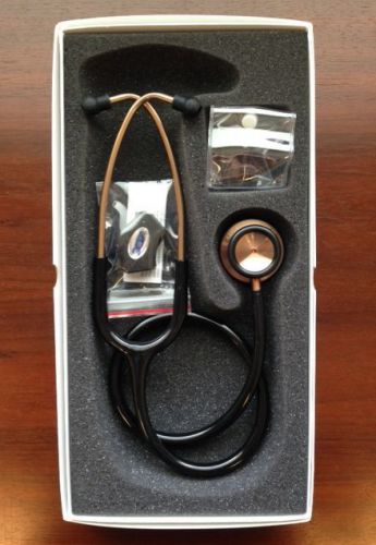 Adc adscope stethoscope 31&#034; black/copper #603cop new/box 31&#034; littmann classic ii for sale