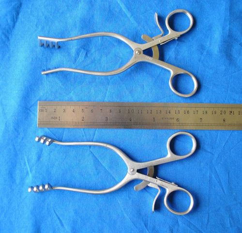 Post surgical weitlaner retractor blunt qty 2 satin finish or quality for sale