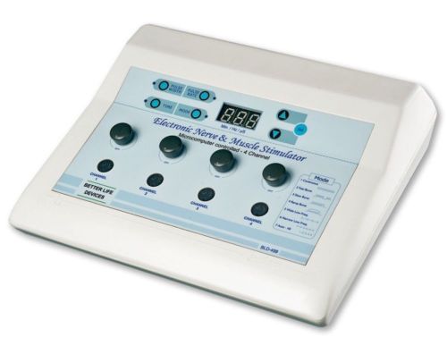 Portable 4 Channel Electrotherapy Machine FDA approved  498 Pain Relief therapy