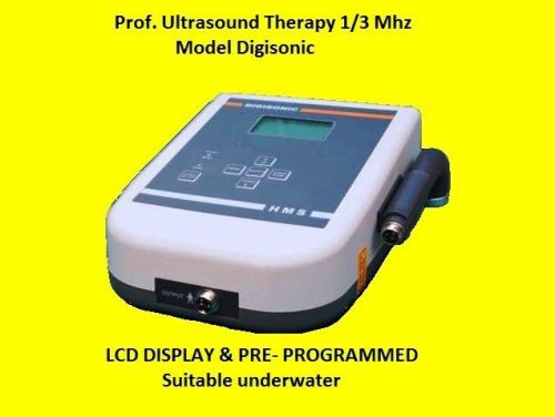 New Ultrasound  Ultrasonic Therapy Machine 1/3 Mhz suitable underwater Pain Rel.
