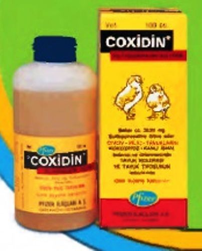 ZOETIS Coxidin 100ml Sulfaquinoxaline anticoccidial VETERINAR use turkey chicken