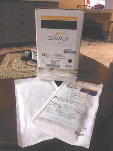 ANSELL GAMMEX NON-LATEX PI- SIZE 6- LOT OF 100