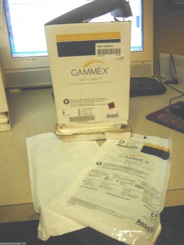 Ansell gammex non-latex pi derma prene surgical gloves size 9 lot of 40 for sale