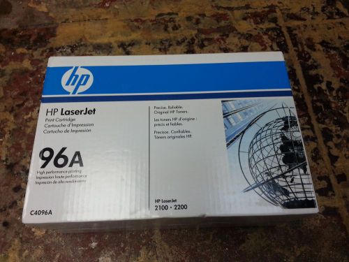 HP 96A laserjet cartridge for 2100 and 2200 genuine HP factory sealed