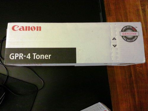 Canon GPR-4 Black Toner Cartridge / NEW in the Box