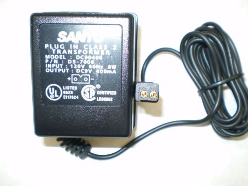 Sanyo D-6000US D-57000 AC Adapter Power Supply for Sanyo Dictator Transcribers
