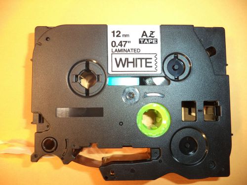 Black print White Label Tape Compatible Brother TZ 231 TZe 231 P-Touch 26.2ft