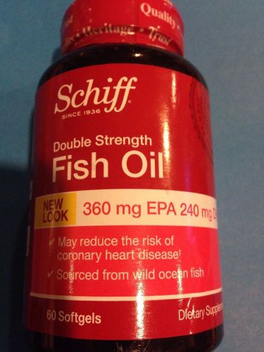 Omega-3 Fish Oil Softgel, 60 Count/Exp.8/2015