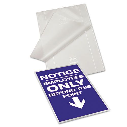 Swingline fusion ezuse laminating pouches, letter size, 100 per pack for sale