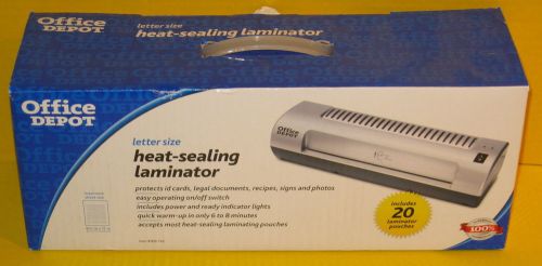 Office Depot Letter Size Heat-Sealing Laminator Item# 932-153 NEW