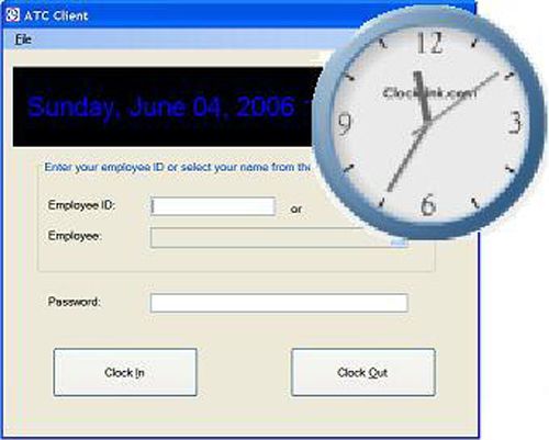 Accurate time clock software - electronic employee time clock software for sale