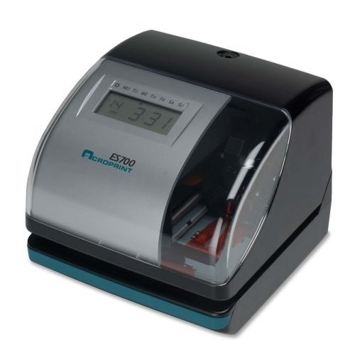 Acroprint es700 multi-function side printing time recorder -punch/stamp for sale