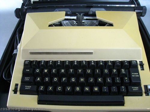 Sears The Scholar Electric Typewriter W/Case-Not Working-Use For Parts?