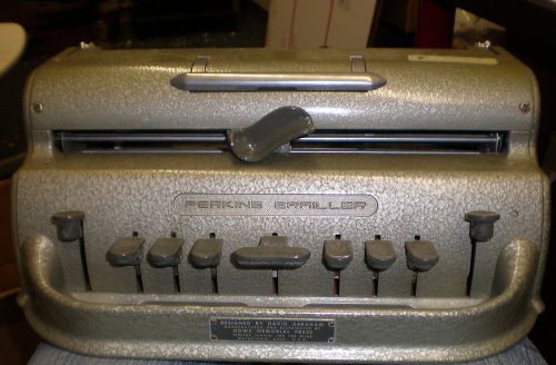 Perkins Brailler Typewriter for the Blind Braille Writer Machine in Original Box