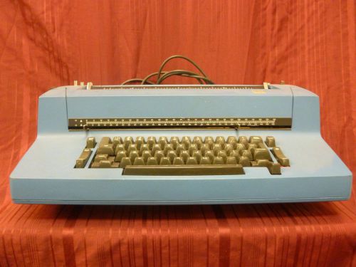 IMB Selectric II Correcting Typewriter, Blue, Electric, uses paper/carbon copy