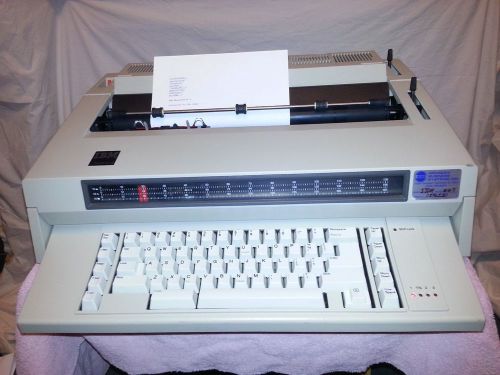 Ibm wheelwriter 3 typewriter complete tested very clean for sale