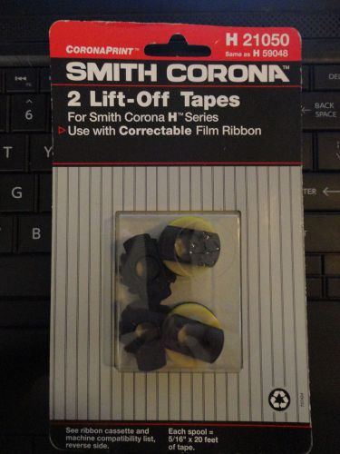 SMITH CORONA Pack of 2  LIFT OFF TAPES H21050 5/16&#034; x 20&#039; Same as  H59048