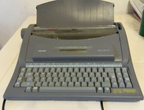 Olivetti DORA 204 SP Portable Electric typewriter.