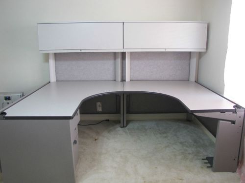 Desk - Steel Case Workstation / Desk, 96&#034; x 66&#034; - $190 (katy TX)