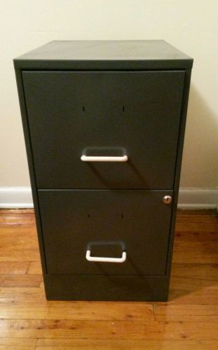 Keyed Entry Vertical File Cabinet, 27&#034; X 14.25&#034; X 18&#034; , Graphite, Charcoal Color