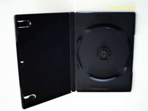74 BLACK SINGLE DVD CD CASES 14MM