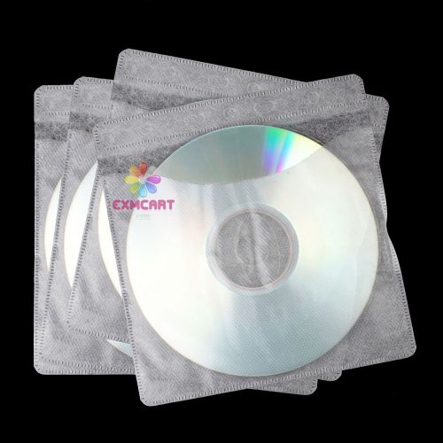 10 x double sided cd dvd case storage holder binding binder sleeve for sale
